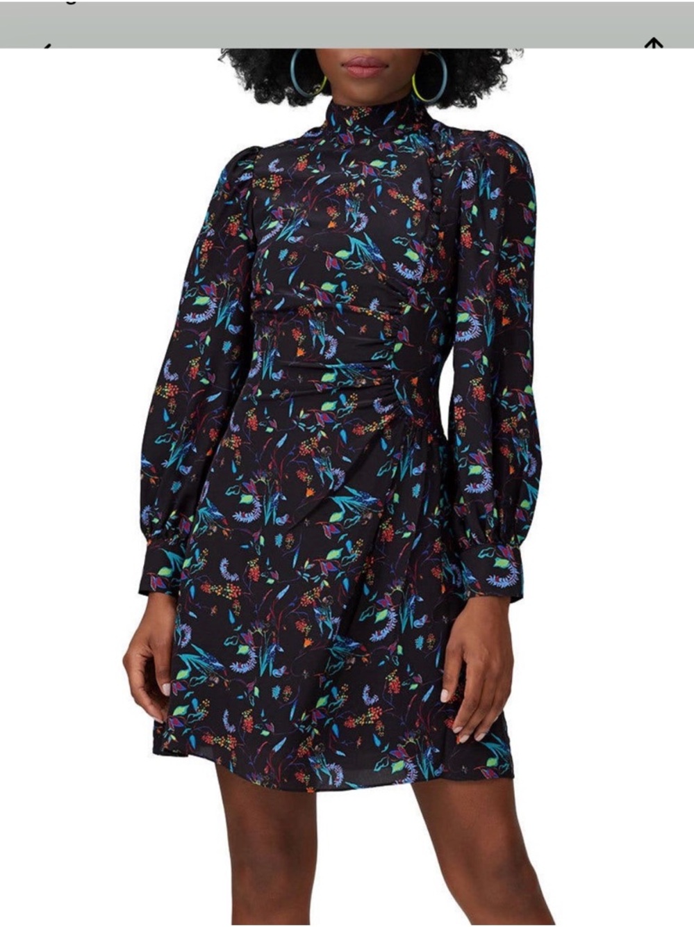 Tanya Taylor Silk Black Floral Dress ($475 Retail - Excellent Condition)